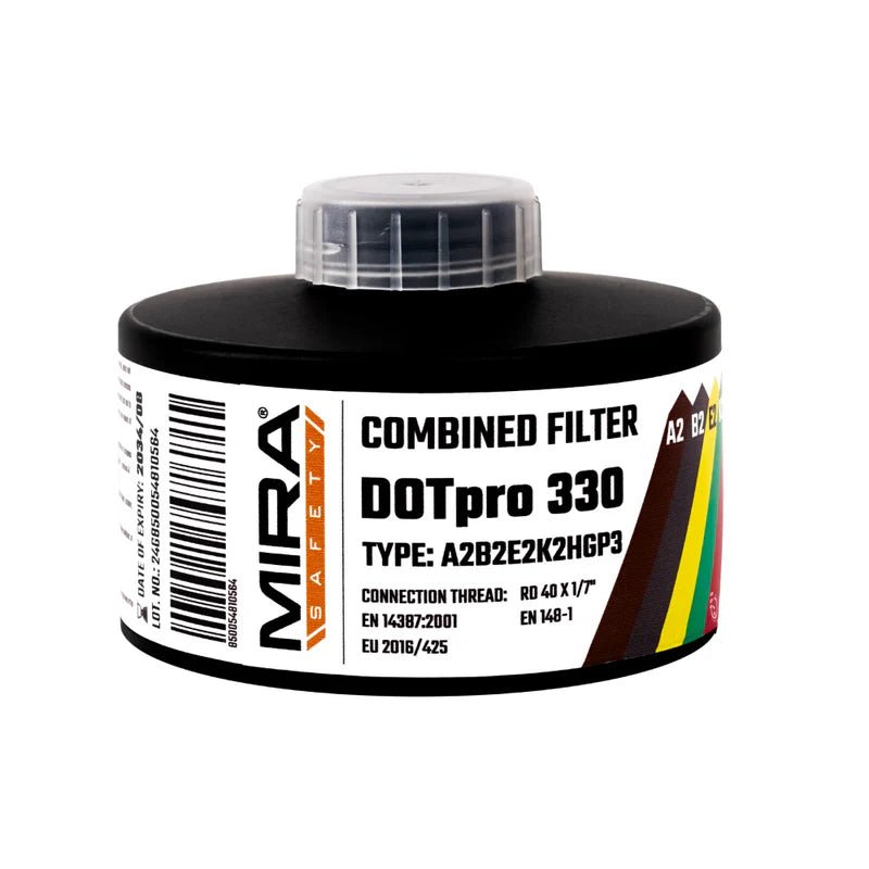 MIRA Safety DOTPro 330 CBRN and Industrial Gas Mask Filter - KI Canada