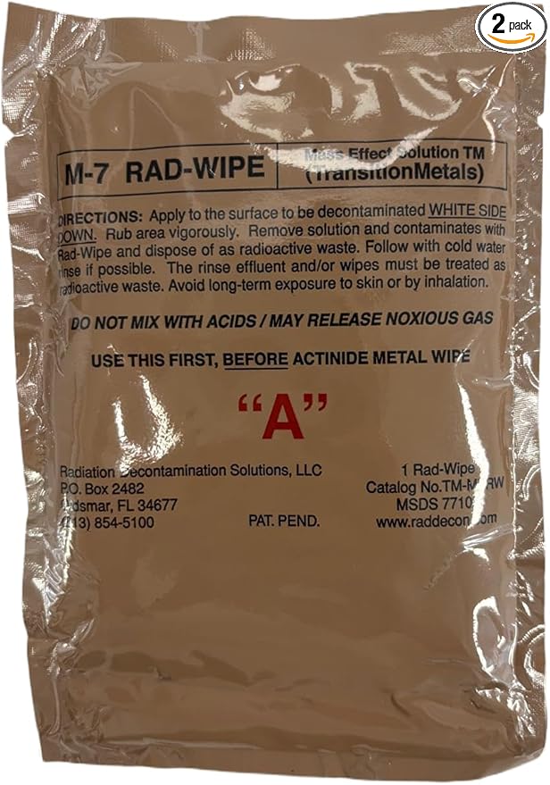 CBRN Decontamination M7 Wipes - KI Canada