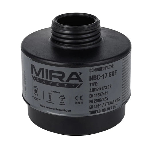 MIRA Safety NBC - 17 SOF Lightweight CBRN Gas Mask Filter - KI Canada