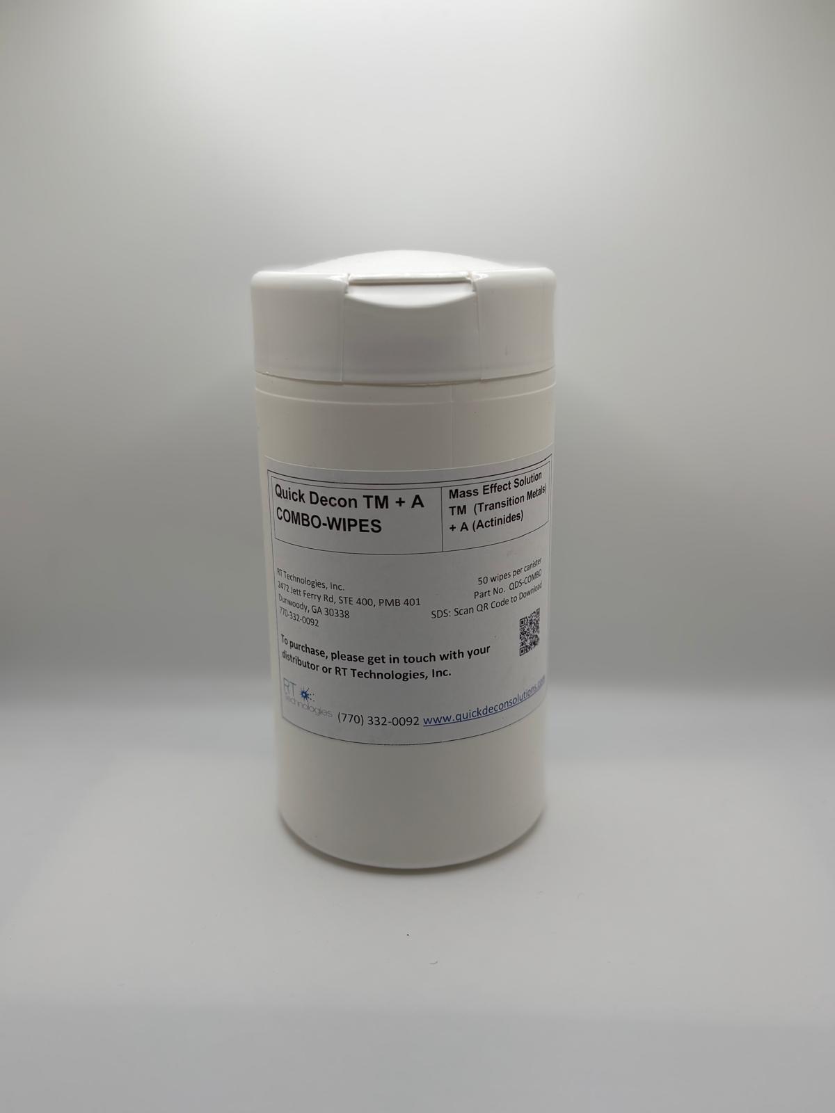 Quick Decon™ + A Combo Wipes – Mass Effect Decontamination Wipes (50 Count) - KI Canada